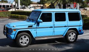 Mercedes-Benz G550 Matte Riviera Blue by MetroWrapz '2017